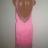  Classy Baby-Pink Fringe Latin Dress photo